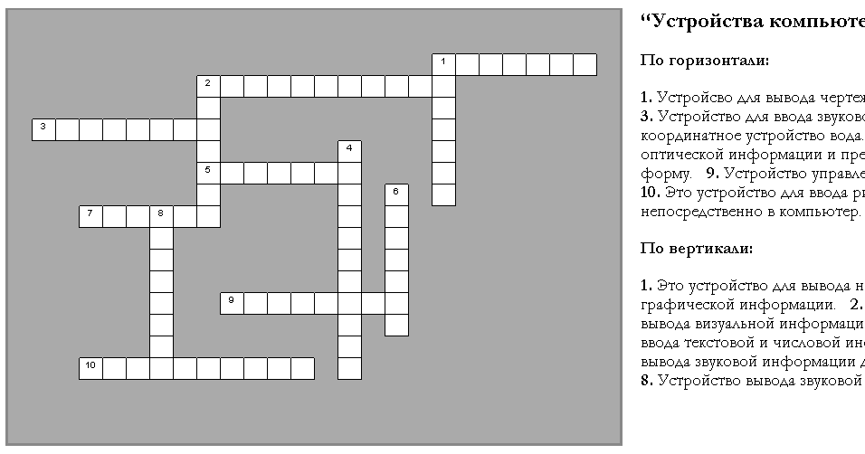 Кроссворд компоненты. Кроссворд по информатике 7 класс с ответами и вопросами 20 слов. Кроссворд по информатике 5 класс 20 слов. Кроссворд по информатике. Кроссворд на тему устройство компьютера.