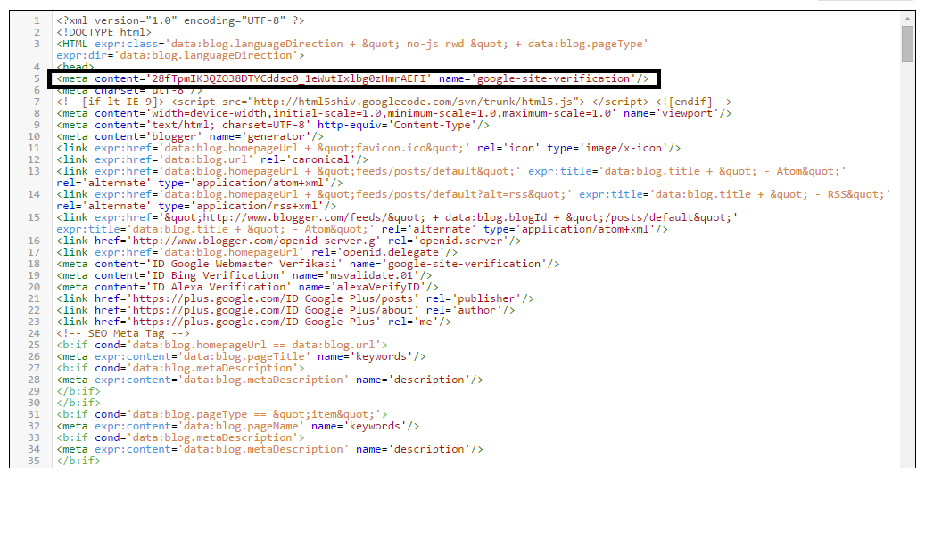 Content text html charset. Link href. Link in XML.