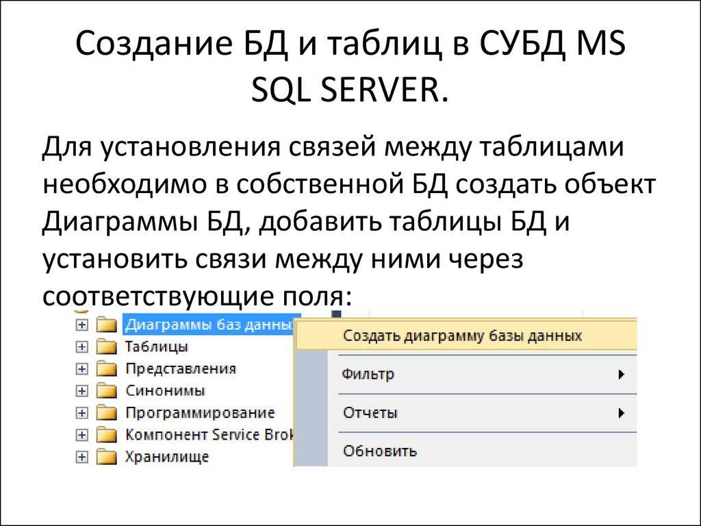 Создание таблиц базы данных. SQL Server баз данных. Разработка SQL баз данных. СУБД MS SQL Server. Система управления базами данных SQL.