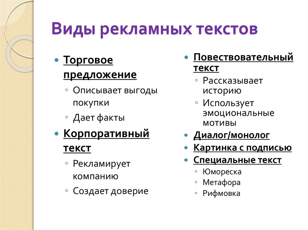 Стиль Рекламы В Русском Языке