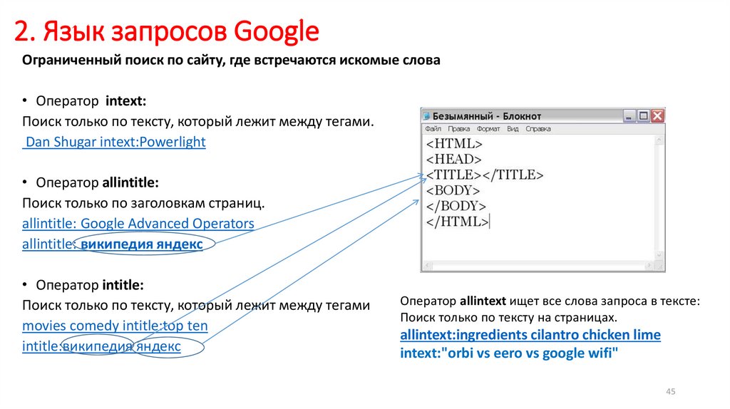 Сайты где встречается. Операторы языка запросов Google. Язык поисковых запросов Google. Язык поисковых запросов Яндекс. Язык запросов поисковой системы.