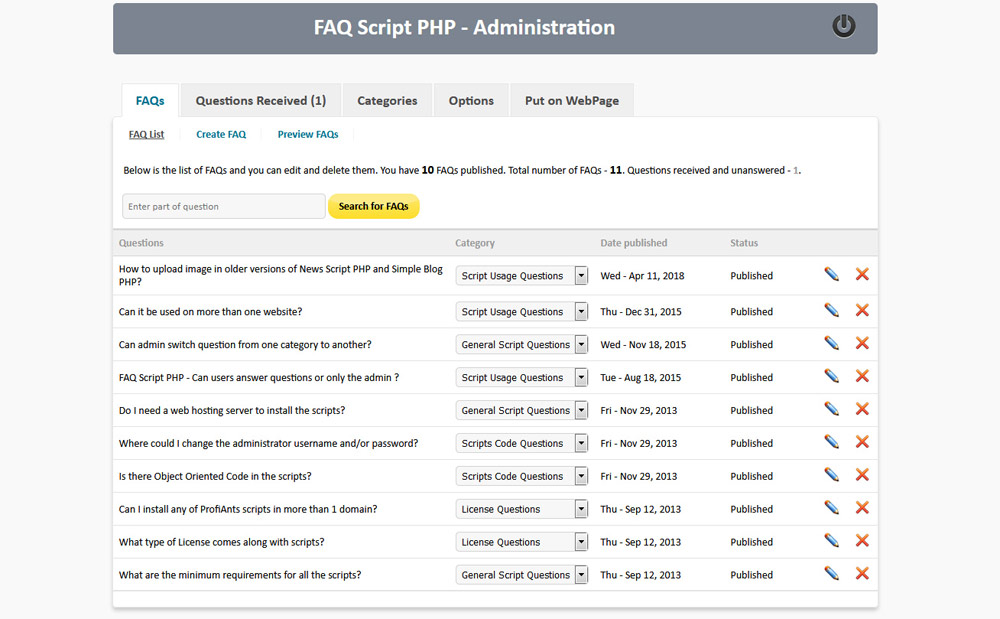 Admin script. FAQ скрипт. Php скрипт заявок. FAQ на сайте. FAQ список.