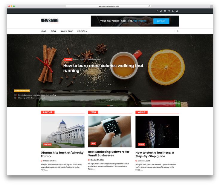 Лучшие темы блогов. The Newsmag. Best free wp Themes 2020. Темы для блога. How to make Full width Newsmag 4.