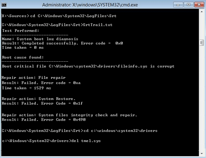 Файл srttrail txt. SRTTRAIL.txt ошибка при загрузке. System32 диск Windows 7. System 32. Системные ошибки при загрузке ОС.