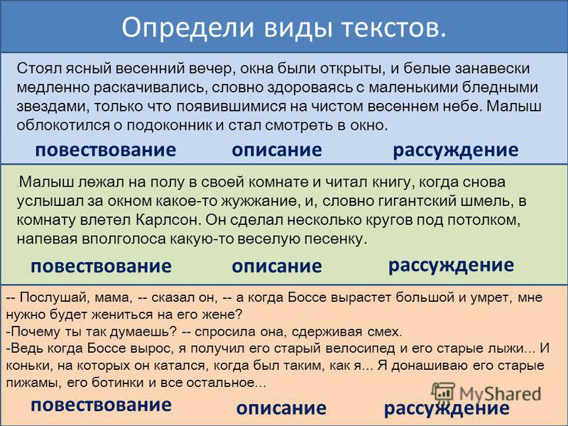 Текст повествование по картинке