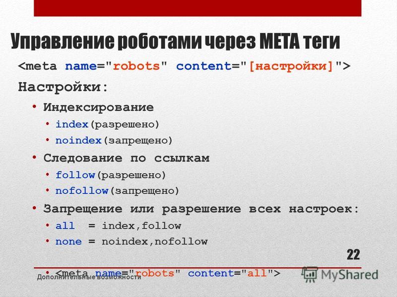 Мета теги html