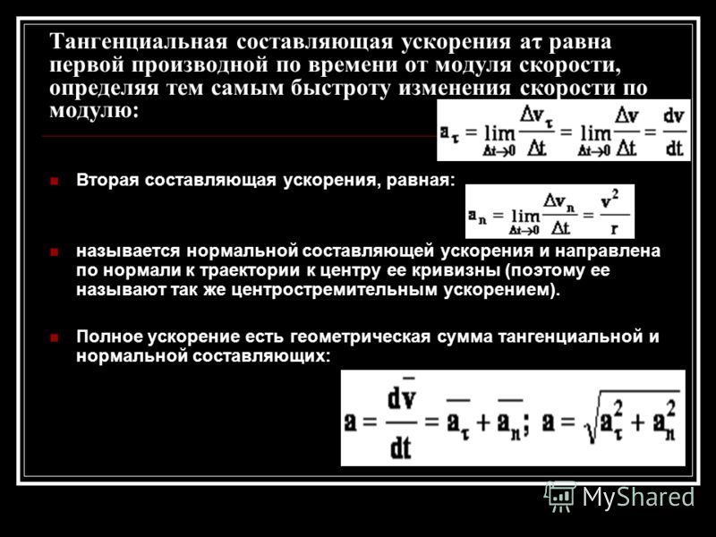 Составляющая скорости