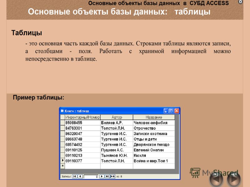 Какой основной объект базы данных. Объекты базы данных СУБД. Объект в базе данных это. Объекты таблицы базы данных. Объекты базы данных в информатике.