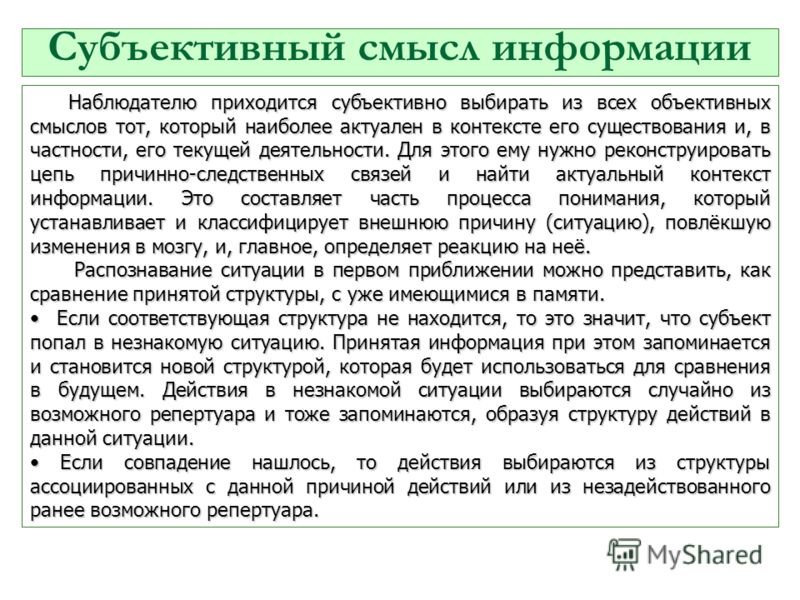 Субъективная мысль