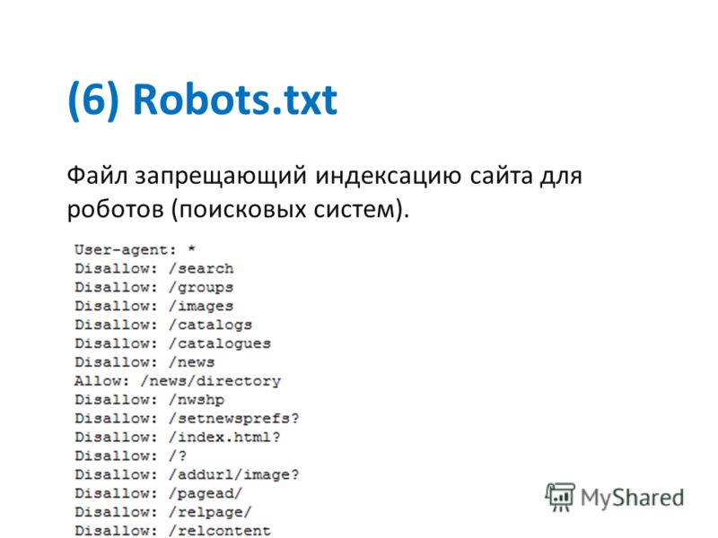 Robots txt что это