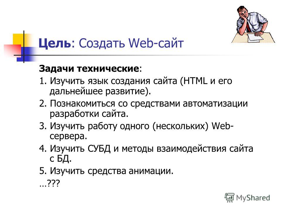 Задачи сайта. Цель создания веб сайта. Цели и задачи сайта. Задачи создания сайта.