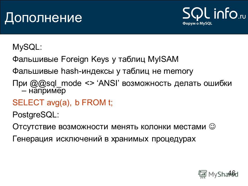 Sql внешний запрос