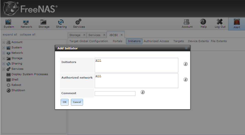 Iscsi freenas настройка windows