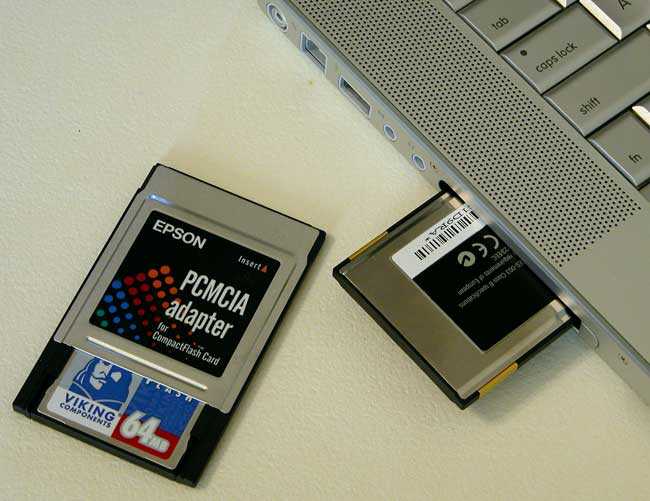 Card slot pcmcia