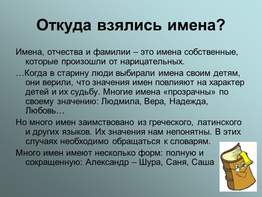 Конспект урока русские имена. Откуда произошли имена. Информация про имена. О чем может рассказать имя человека. Откуда взялись фамилии.