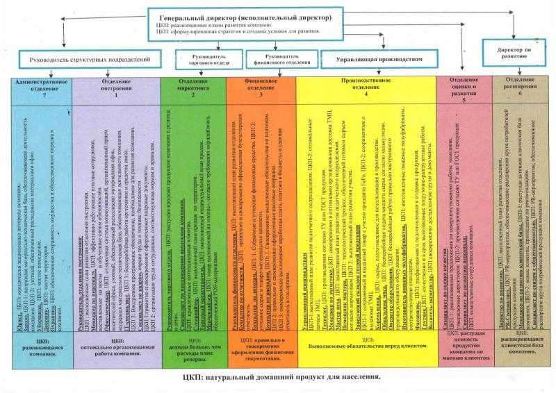 Организующая схема компании