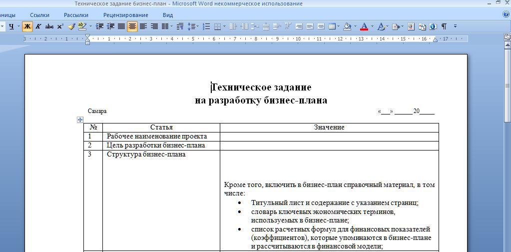 План задание. План технического задания. Техническое задание для бизнес плана. План технического задания проекта. Техническое задание на разработку план-проекта.