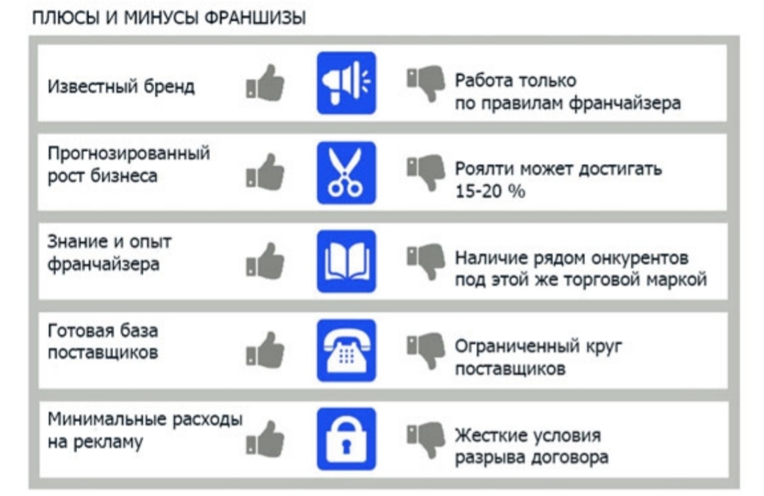 Открой минус. Плюсы и минусы франшизы. Плюсы и минусы франчайзинга. Плюсы и минусы франчайзинга для франчайзи. Минусы франшизы для франчайзи.