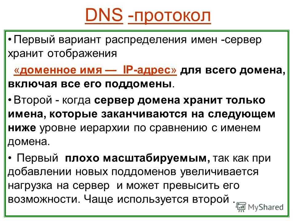 Dns протокол