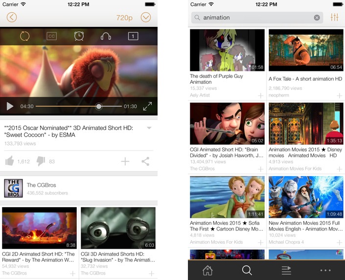 4 лучших альтернативы YouTube для iPhone и iPad - McTube 