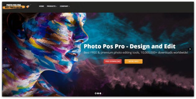 Бесплатные растровые редакторы: Photo Pos Pro