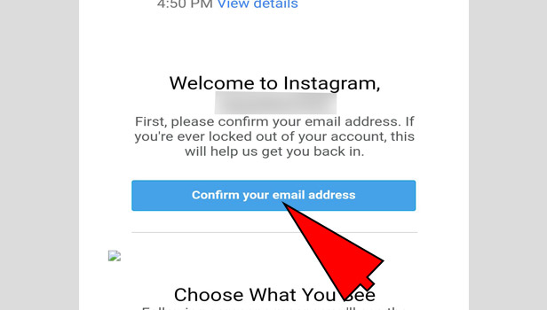 change Instagram Email