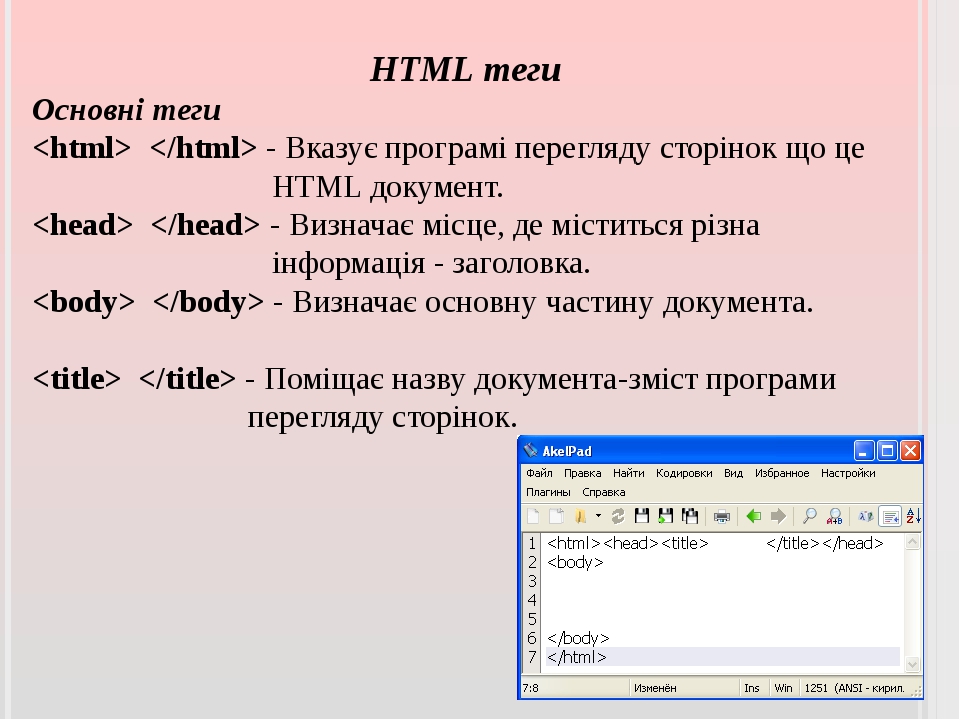 Теги языка html это. Теги html. Теги html документа. Тег для заголовка в html. Теги для создания сайта html.