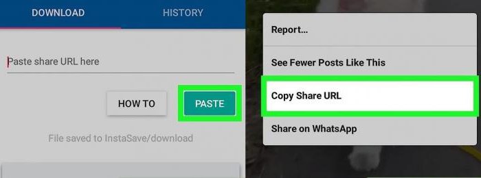 как сохранить видео с инстаграмма на телефон