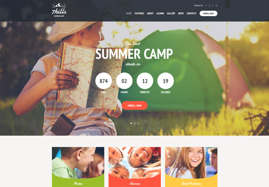 SevenHills WordPress theme