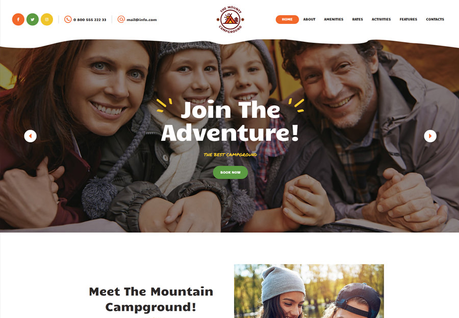 The Mounty WordPress theme