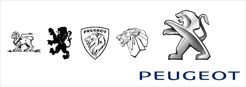 Эволюция знака Peugeot