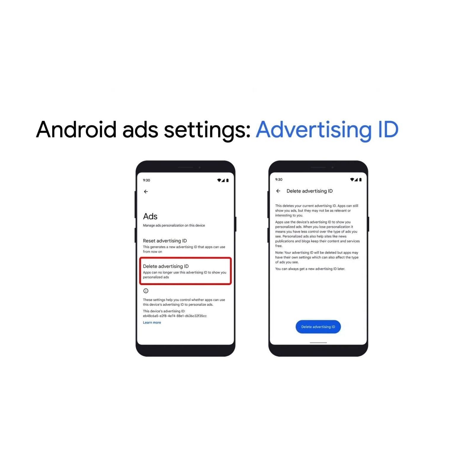 Android реклама. Android advertising ID как узнать. Как получить рекламный идентификатор. ID андроида пример. Google advertising ID.