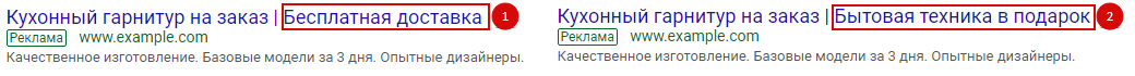 AB тесты в Яндекс.Директ и Google Ads – тест Заголовка 2 в Google Ads