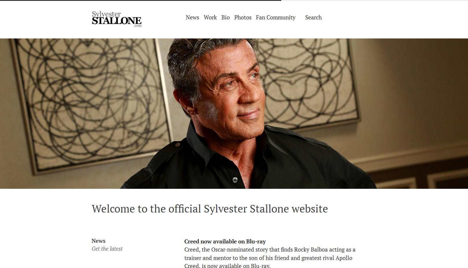 Sylvester Stallone блог