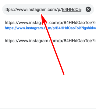 Ссылка на пост Instagram