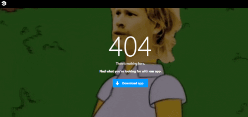 пример оригинальной страницы 404