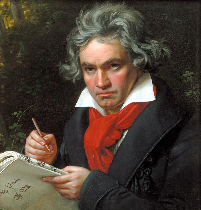 Портрет Бетховена кисти Йозефа Карла Штилера, 1820 год. Источник: wikimedia