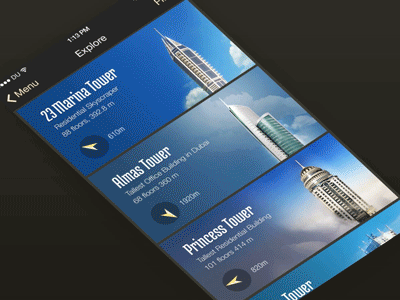 App for tourists in Dubai by Volodymyr Kurbatov