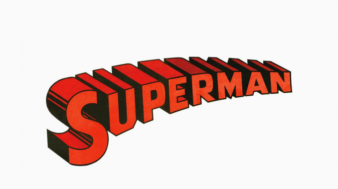 3D логотип Супермен