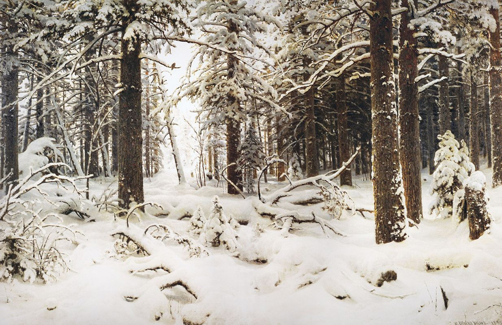 Картина «Зима» Шишкина