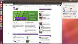 The Tor Browser Showing The main Tor Project page.png