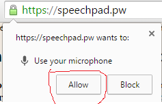 blocl to use microphone