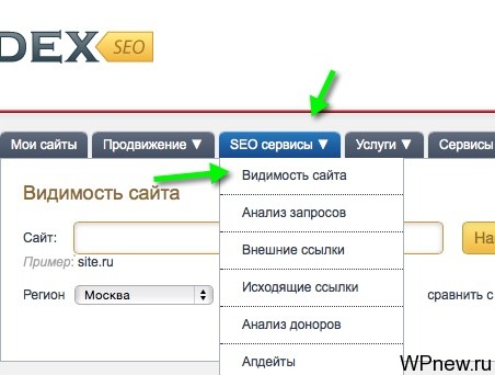 Видимость сайта в поисковых системах