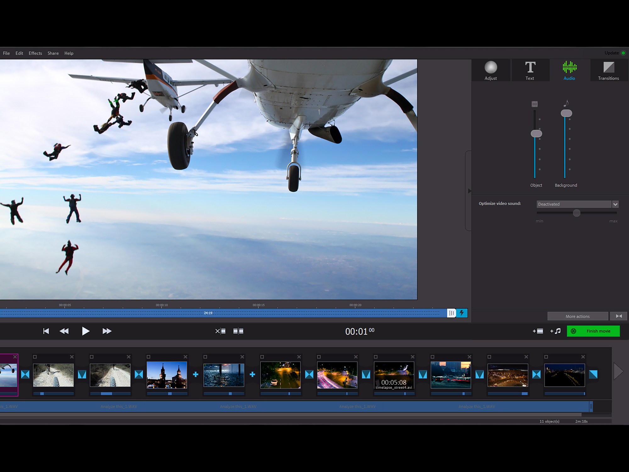 Screen video editor