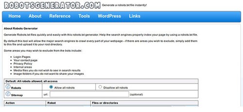 Инструмент проверки индексирования страниц RobotsGenerator.com