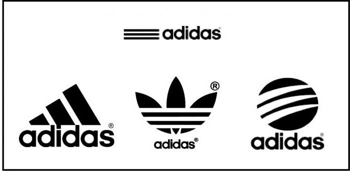 логотип adidas 
